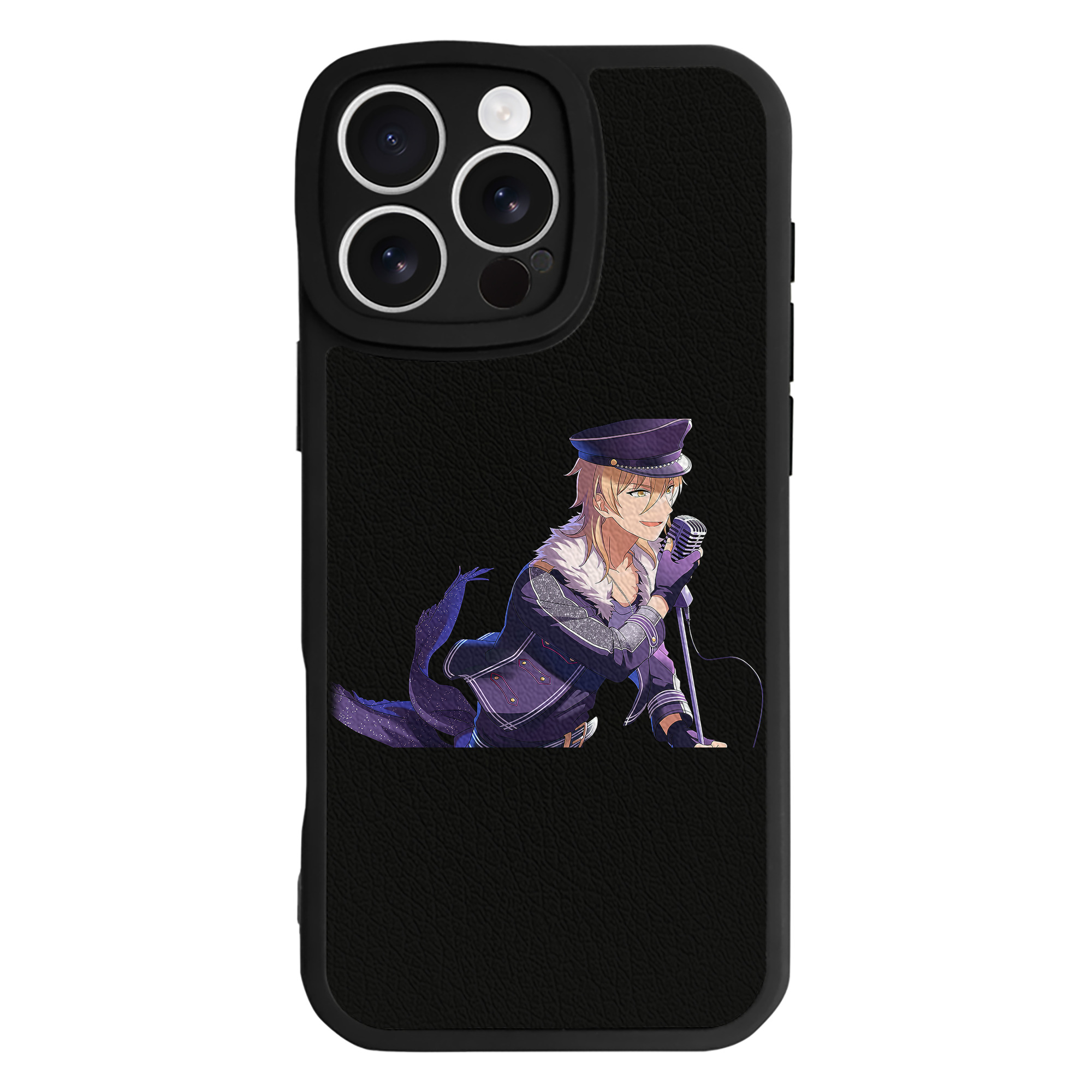 （画像用） あんさんぶるスターズ! Ensemble Stars 【iPhone 16シリーズ対応】シリコンスマホケース（レザー調） 材質：シリコン